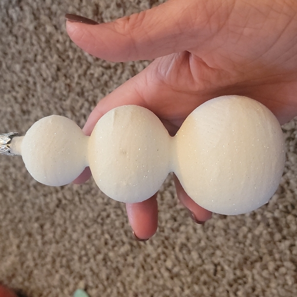 ADORABLE SNOWMAN ORNAMENT - Picture 2 of 3